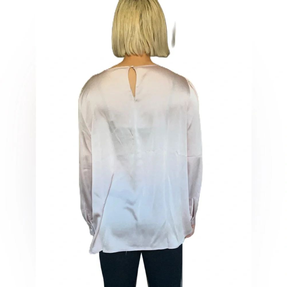 Vince Camuto Blush Pink Button Up Blouse size XL - Picture 2 of 7